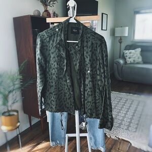 Rails Camouflage Print Jacket